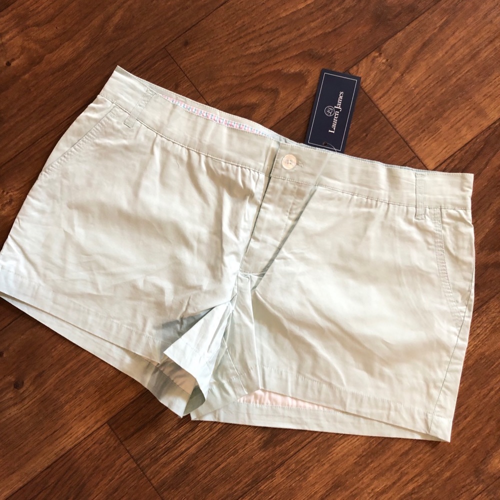 Lauren James poplin shorts Size XL NWT